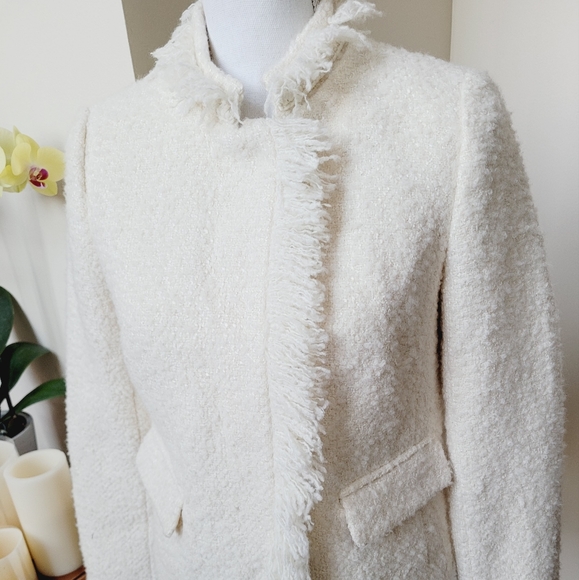 Ann Taylor Fringed Jacket Coat *NWT* - Picture 1 of 16